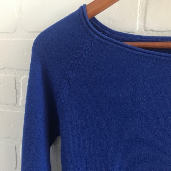 Y2k Whoo Blue Longsleeve Sweater - Women Size S - Picture 2 of 6